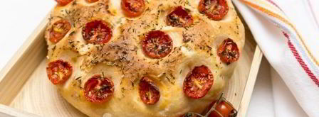 фокачча с черри и прованскими травами. Шаг 9