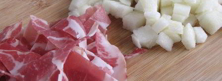 фокачча с грушей, сыром и беконом. Шаг 5