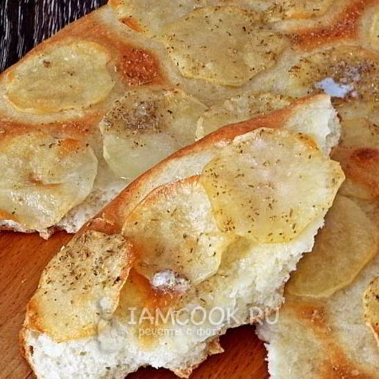 Рецепт фокаччи с картофелем