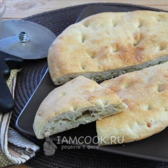 Рецепт фокаччи с сырами разных сортов