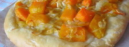 фокачча с тыквой, чесноком и луком. Шаг 16