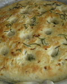 Картофельная фокачча с жареным луком