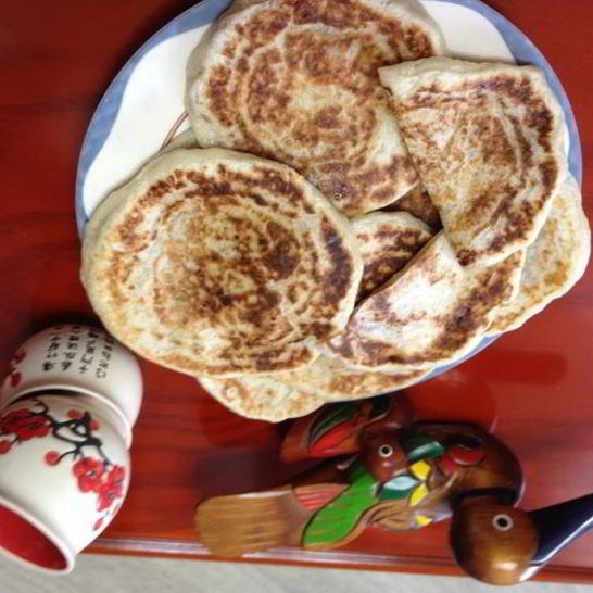 Рецепт хоттока — корейских лепешек со сладкой начинкой