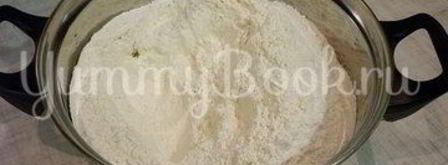 хрустящие лепешки с сыром и зеленым луком. Шаг 2