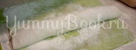 хрустящие лепешки с сыром и зеленым луком. Шаг 11