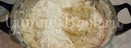 хрустящие лепешки с сыром и зеленым луком. Шаг 4