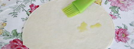 китайские лепешки с зеленью. Шаг 8