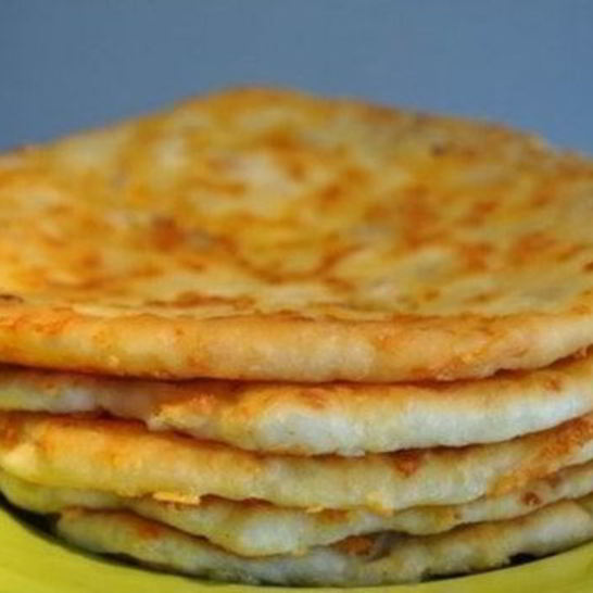 Рецепт лепешки из сулугуни на сковороде