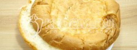 лепешка с сыром и зеленью. Шаг 3