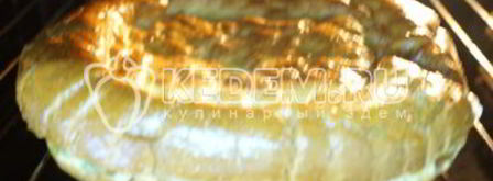 лепешка с сыром и зеленью. Шаг 7