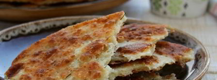 лепешки на кефире с сыром и зеленью. Шаг 15