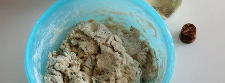 лепешки на кефире с сыром и зеленью. Шаг 8