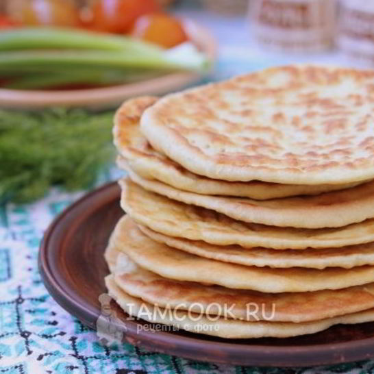 Рецепт лепешек на кислом молоке на сковороде