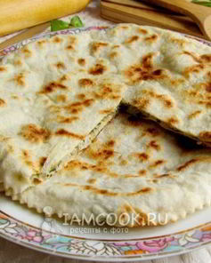 Лепешки с брынзой и зеленью