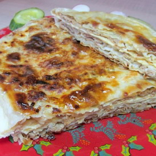 Рецепт лепешек с фаршем на сковороде