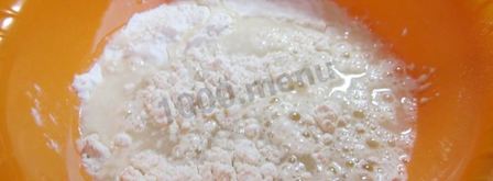 лепешки с фаршем на сковороде. Шаг 2