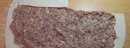 лепешки с фаршем на сковороде. Шаг 13