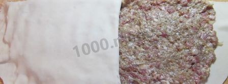 лепешки с фаршем на сковороде. Шаг 14