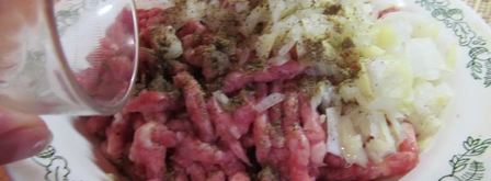 лепешки с фаршем на сковороде. Шаг 6