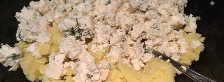 лепешки с картофелем и сыром. Шаг 3