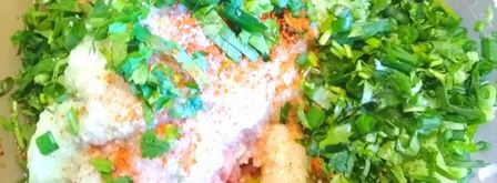 лепешки с начинкой за 5 минут. Шаг 2