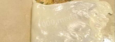 лепешки с начинкой за 5 минут. Шаг 5