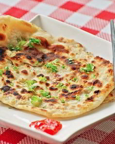 Лепешки с зеленым луком