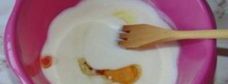 лепешки жареные на кефире. Шаг 2