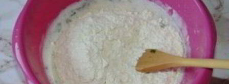 лепешки жареные на кефире. Шаг 4