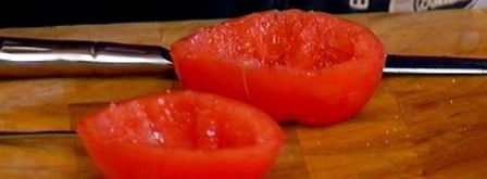 пита с моцареллой, руколой и помидорами. Шаг 3