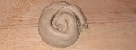 постные лепешки с зеленым луком. Шаг 5