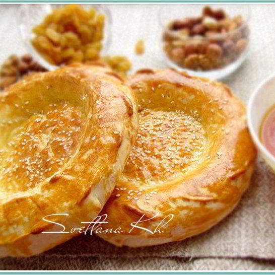 Рецепт сдобных узбекских лепешек без дрожжей