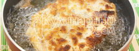 шницель с картофельной лепешкой. Шаг 9