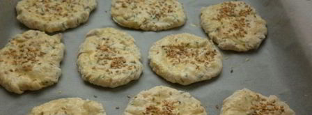 сырные лепешки с курицей. Шаг 3