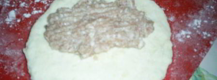 сырные лепешки с мясом. Шаг 4