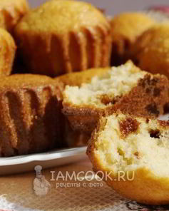 Американские маффины с кусочками шоколада