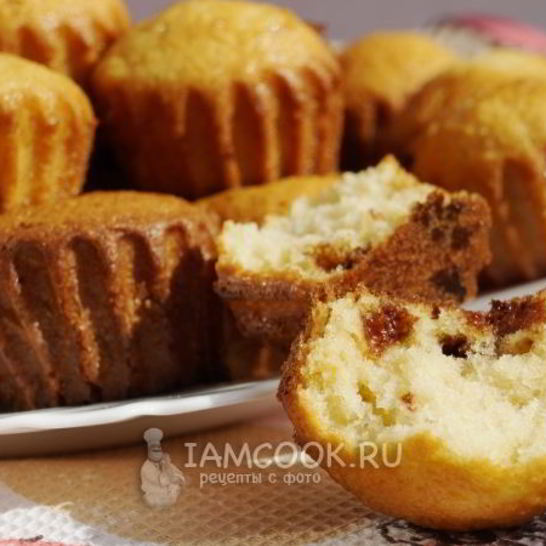 Рецепт американских маффинов с кусочками шоколада