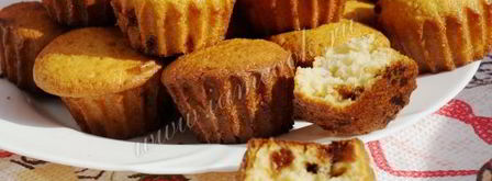 американские маффины с кусочками шоколада. Шаг 12