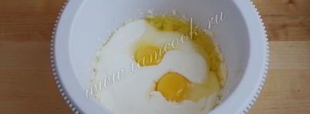 американские маффины с кусочками шоколада. Шаг 4