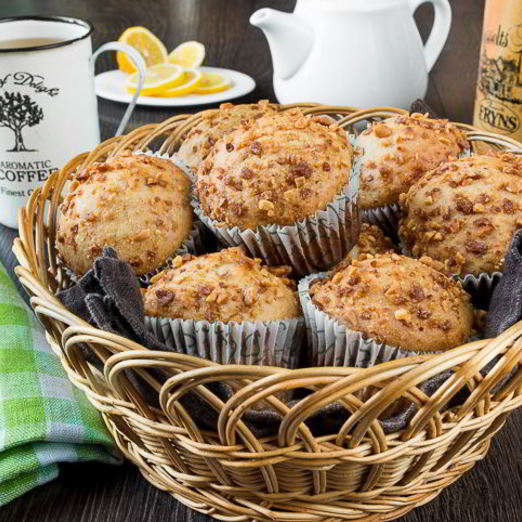 Бананово-арахисовые маффины