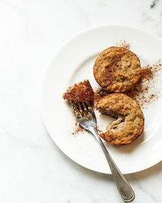 Банановые маффины с корицей