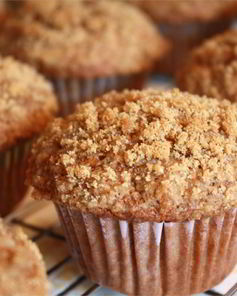 Банановые маффины со штрейзелем