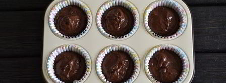 классические шоколадные маффины. Шаг 11