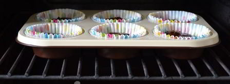 классические шоколадные маффины. Шаг 12