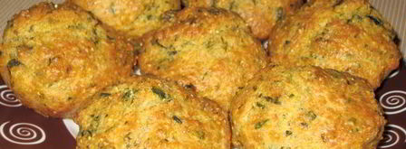 кукурузные маффины с брынзой и зеленью. Шаг 3