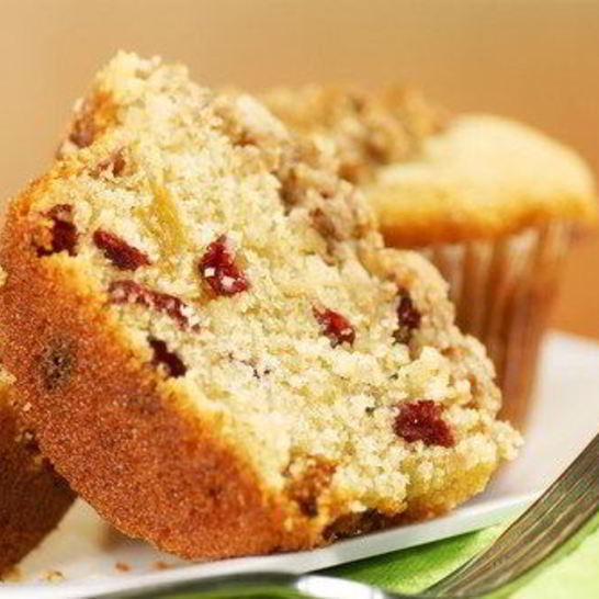 Рецепт лимонно-клюквенных маффины