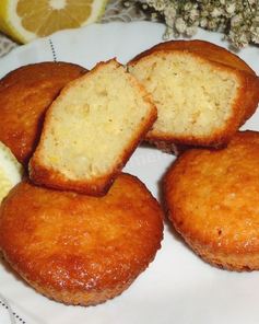 Лимонные маффины с лимоном