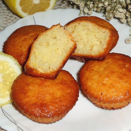 Рецепт лимонных маффинов с лимоном