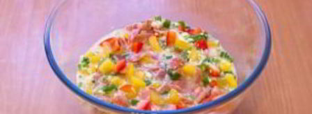 маффины с беконом и болгарским перцем. Шаг 6