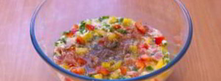 маффины с беконом и болгарским перцем. Шаг 7